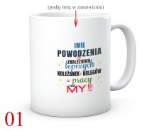 Kubek powodzenia w znalezieniu lepszych koleżanek i kolegów