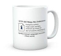 Kubek HTTP 404 Mózgu nie Znaleziono