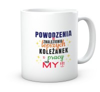 Kubek od koleżanek powodzenia w nowej pracy