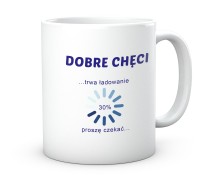 Kubek dobre chęci trwa ładowanie