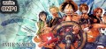 Biały błyszczący kubek z nadrukiem anime One Piece wzór 1