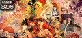 Biały błyszczący kubek z nadrukiem anime One Piece wzór 3