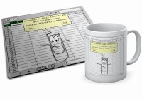 Zestaw kubek i podkładka do pracy